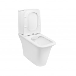 Унітаз-компакт Qtap Kalao безобідковий з сідінням Soft-close QT08221213AW