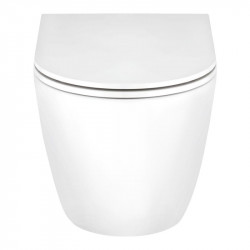 Унітаз підвісний Qtap Scorpio безободковий Ultra Quiet з сидінням Soft-close QT1433053EUQW