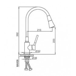 Змішувач Frap F4044