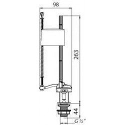 Поплавок SoloPlast AH 02 з фільтром низ