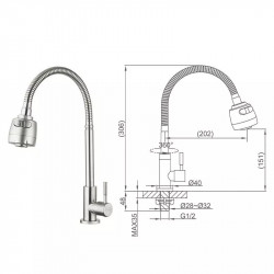Монокран Frap 41899-7 рефлективний гусак