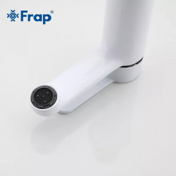 Змішувач для раковини Frap F1041 лат.корпус білий хром