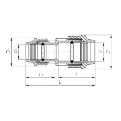 Заглушка 1/4" зовнішня посилена LexLine Profi