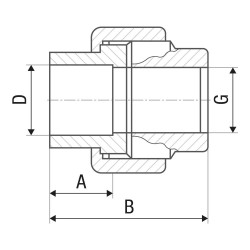 Американка 20 * 1/2 внутрішня Ital PPR