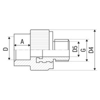 Перехід 25 * 1/2" зовнішня Ital PPR
