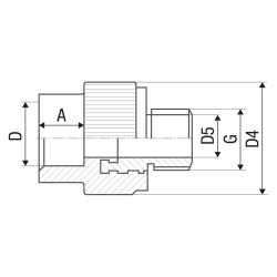 Перехід 32 * 3/4" зовнішня Ital PPR