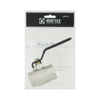 Кран кульовий 1" внутрішня * 1" внутрішня ричаг RAFTEC BLACK
