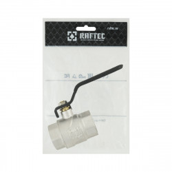 Кран кульовий 1" внутрішня * 1" внутрішня ричаг RAFTEC BLACK