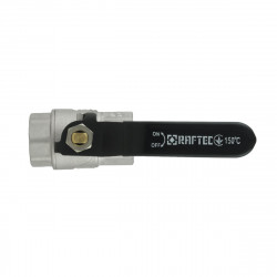 Кран кульовий 1/2" внутрішня * 1/2" внутрішня ричаг RAFTEC BLACK