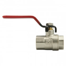Кран кульовий 1/2" внутрішня * 1/2" внутрішня RAFTEC червона ручка