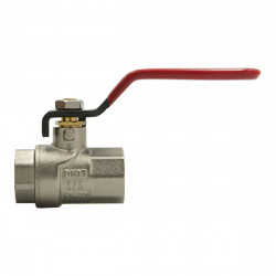 Кран кульовий 1/2" внутрішня * 1/2" внутрішня RAFTEC червона ручка
