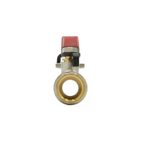 Кран кульовий 1/2" внутрішня * 1/2" внутрішня RAFTEC червона ручка