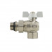 Кран кутовий з американкою 1" з антипротіканням WRBS-3 Raftec WHITE