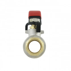 Кран кульовий 1/2" внутрішня * 1/2" зовнішня RAFTEC червоний важіль