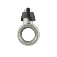 Кран кульовий 1/2" внутрішня * 1/2" зовнішня важіль RAFTEC BLACK