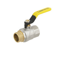Кран кульовий 3/4" внутрішня * 3/4" зовнішня RAFTEC ГАЗ важіль