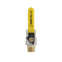 Кран кульовий 1/2" внутрішня * 1/2" зовнішня газ RAFTEC важіль