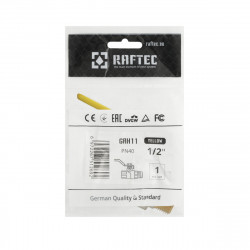 Кран кульовий 1/2" внутрішня * 1/2" зовнішня газ RAFTEC важіль