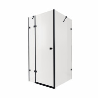 Душова кабіна Qtap Capricorn BLA1099SC6 90x90 см, скло Clear 6 мм, покриття CalcLess без піддона
