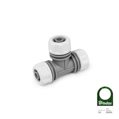 Трійник для підключення шланга 1/2" або 5/8", WHITE LINE, WL-2210-12