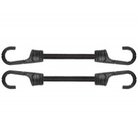 Шнур еластичний гумовий 120см х 2шт. з металевими гачками PVC BUNGEE CORD HOOK, BCH2-08120BC-B