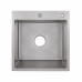 Мийка для кухні інтегрована Lidz Handmade H5050G (LDH5050GPVD43620) Brushed Grey PVD 3,0/1,0 мм