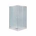 Набір Lidz душова кабіна Wawel SC80x80.SAT.LOW.FR, скло Frost 4 мм + піддон Mazur